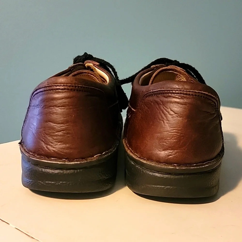 Finn Comfort‎ London Lace Up Brown Leather Shoes 41, US 8